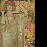 Pannello con figura femminile Pannello con figura femminile