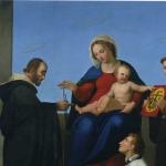 Madonna col Bambino e i Santi Domenico, Bernardino da Siena, Luigi Gonzaga