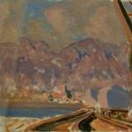 Il caricamento dei marmi a Forte dei Marmi Il caricamento dei marmi a Forte dei Marmi